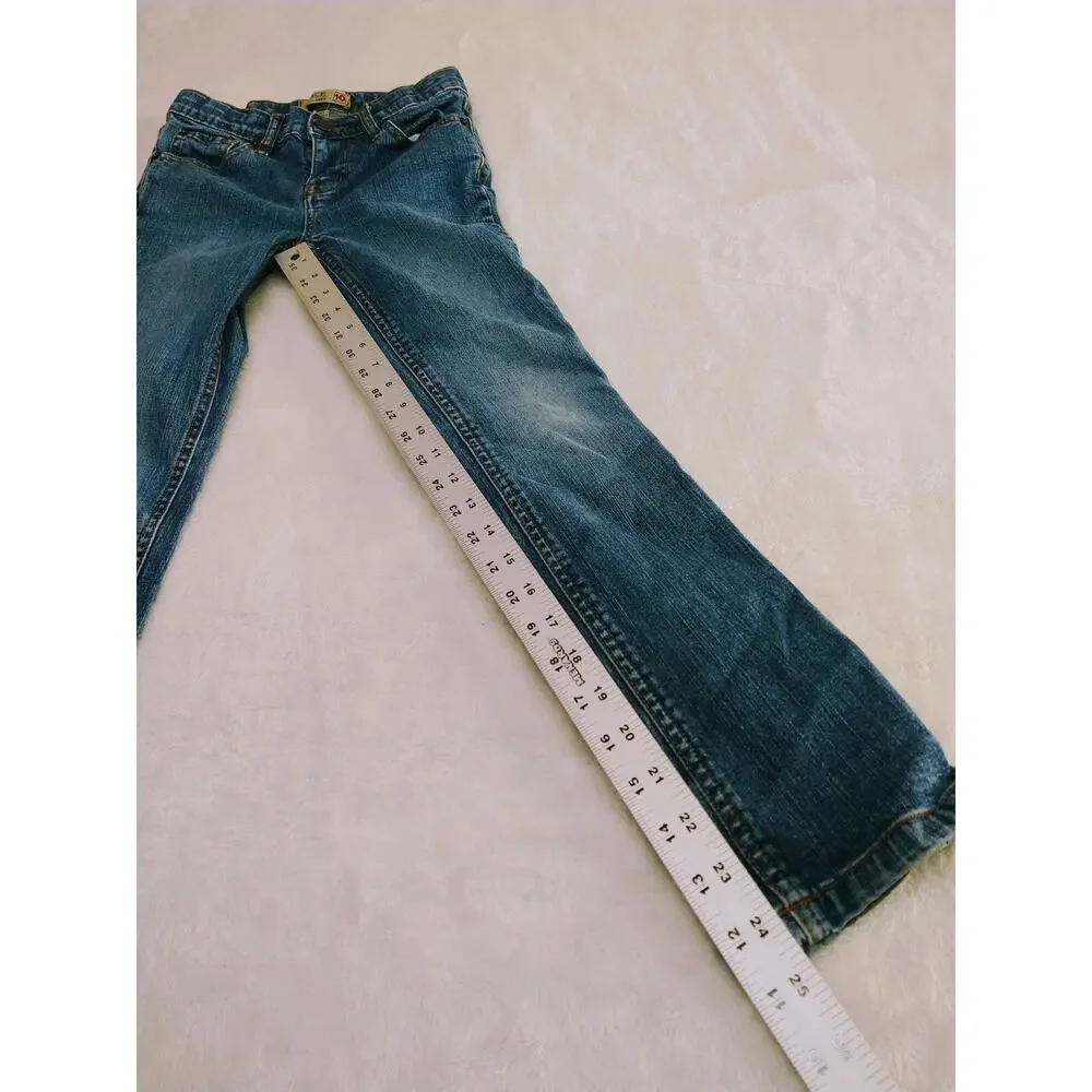 Children's Place‎ Skinny Straight Blue Jeans Girls Size 10 Adjustable Waist
